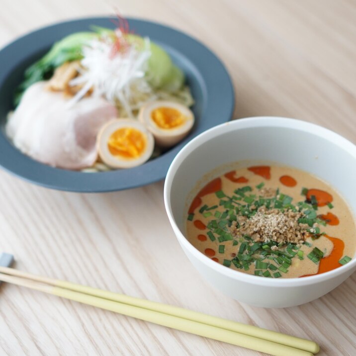 まるでお店の味!豆乳ごま坦々つけ麺